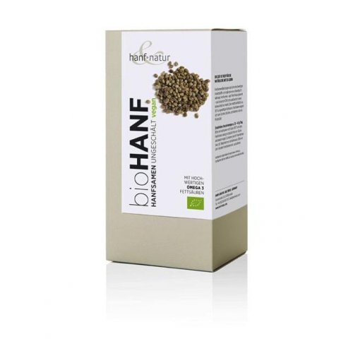 Konopné semienka BIO nelúpané 500g Hanf&Natur